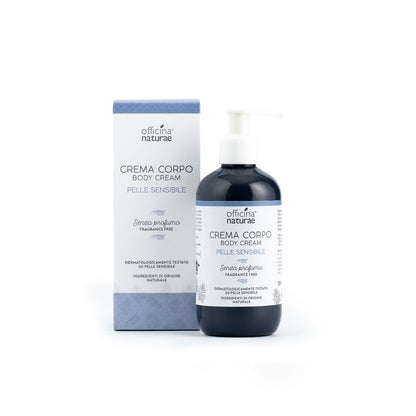 Crema Corpo per Pelli Sensibili Senza Profumo con Aloe Bio