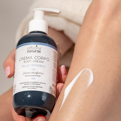 Crema Corpo per Pelli Sensibili Senza Profumo con Aloe Bio