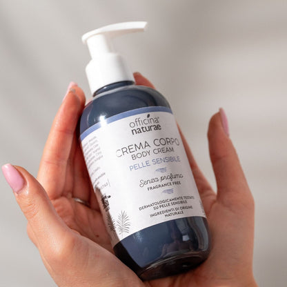 Crema Corpo per Pelli Sensibili Senza Profumo con Aloe Bio