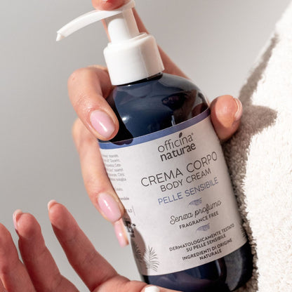 Crema Corpo per Pelli Sensibili Senza Profumo con Aloe Bio