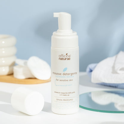 Mousse Detergente Viso Pelli Sensibili e Reattive Senza Profumo