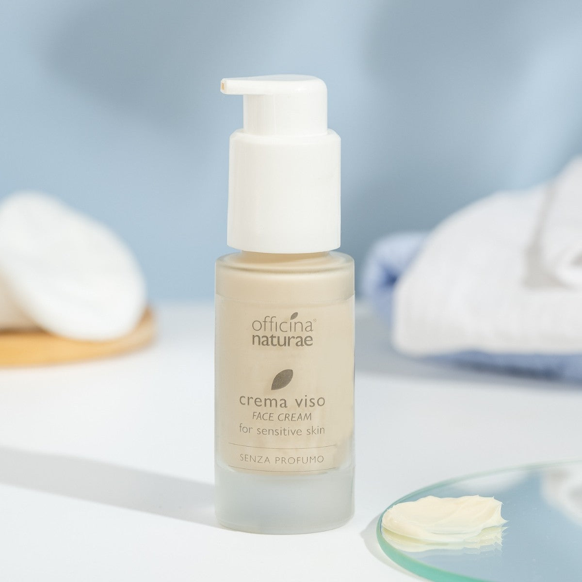 Crema Viso per Pelli Sensibili Senza Profumo - Fico d'India e Cappero