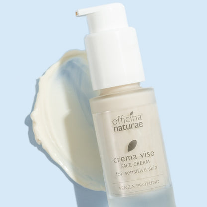 Crema Viso per Pelli Sensibili Senza Profumo - Fico d'India e Cappero