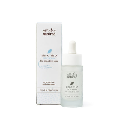 Siero Viso Pelle Sensibile Senza Profumo con Acido Ialuronico