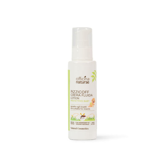 Pizzicoff Crema Fluida Baby per Bambini con Mandorle e Karité Bio