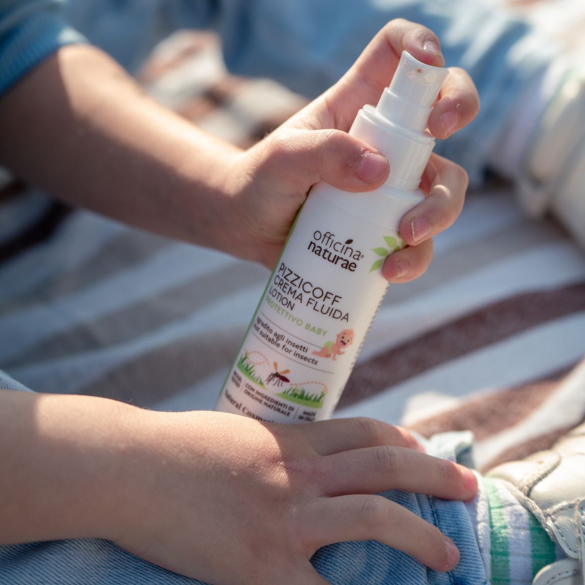 Pizzicoff Crema Fluida Baby per Bambini con Mandorle e Karité Bio