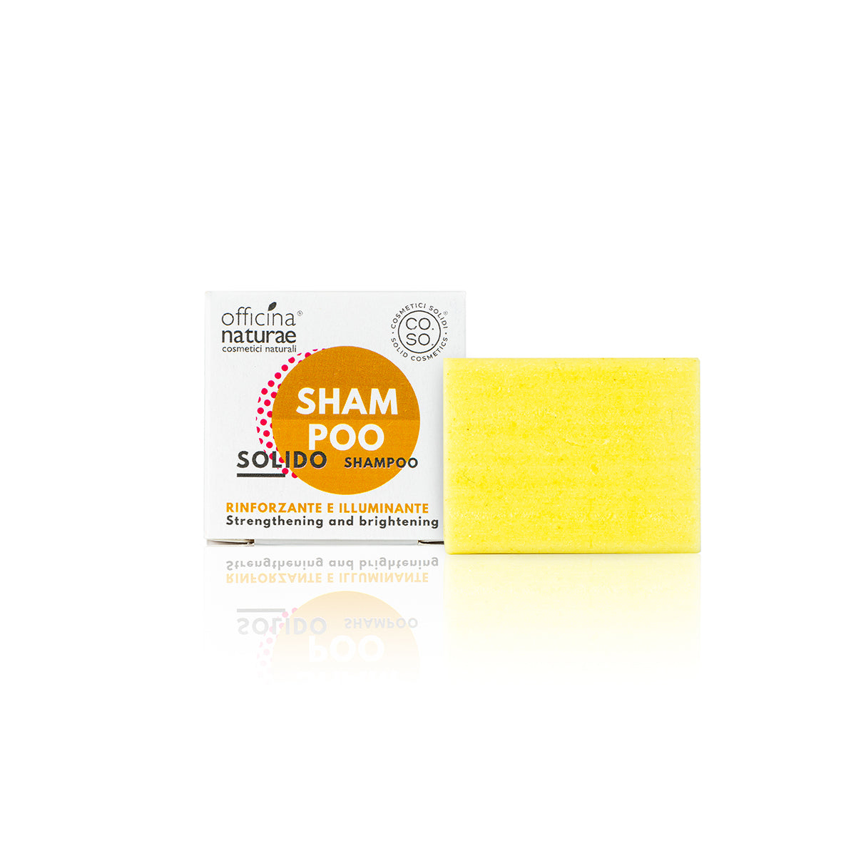 CO.SO. Shampoo Solido Rinforzante e Illuminante per Capelli Stressati