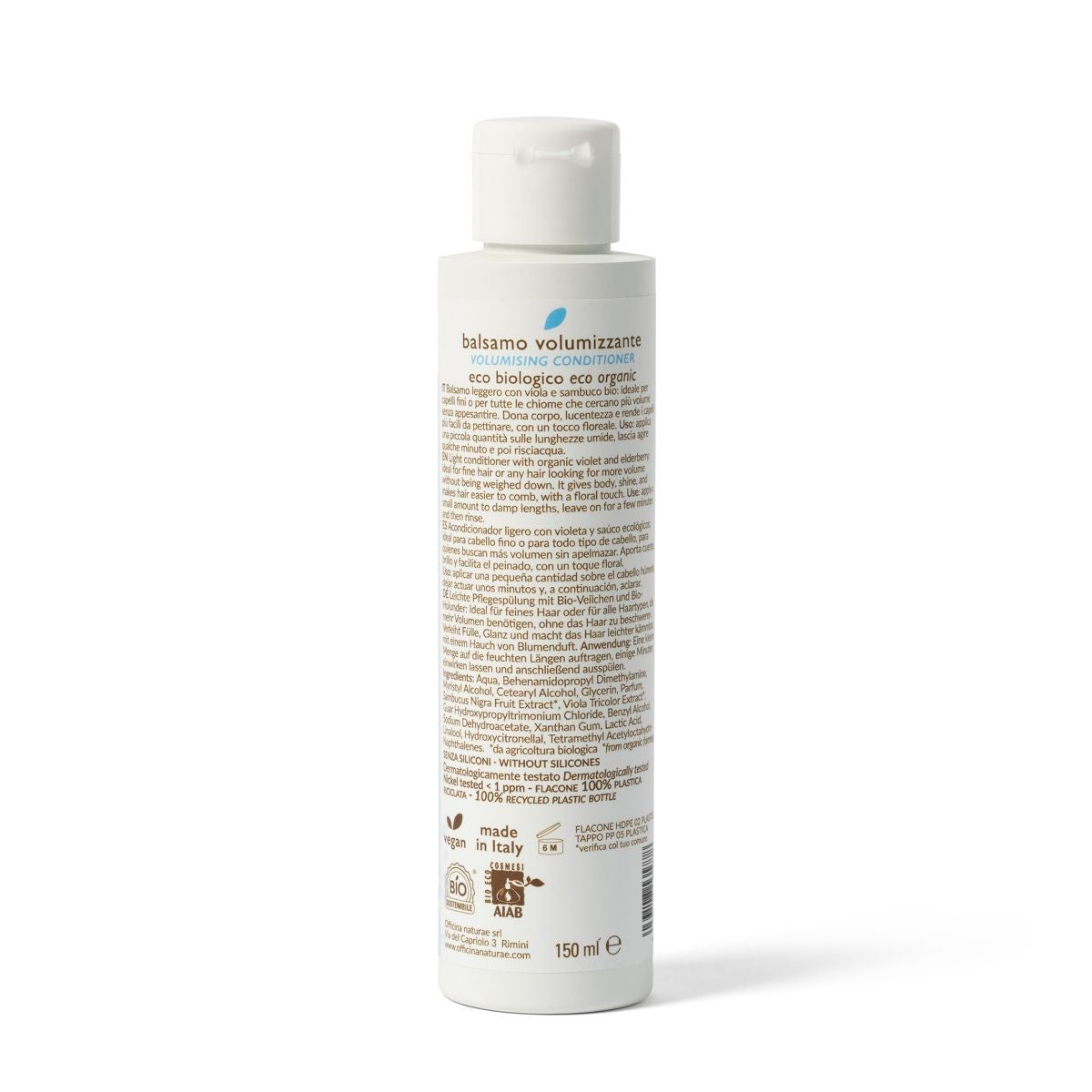 Balsamo Capelli Volumizzante per Capelli Fini con Viola e Sambuco