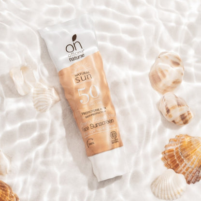 Crema Solare Viso SPF 50 Senza Profumo con Acido Ialuronico