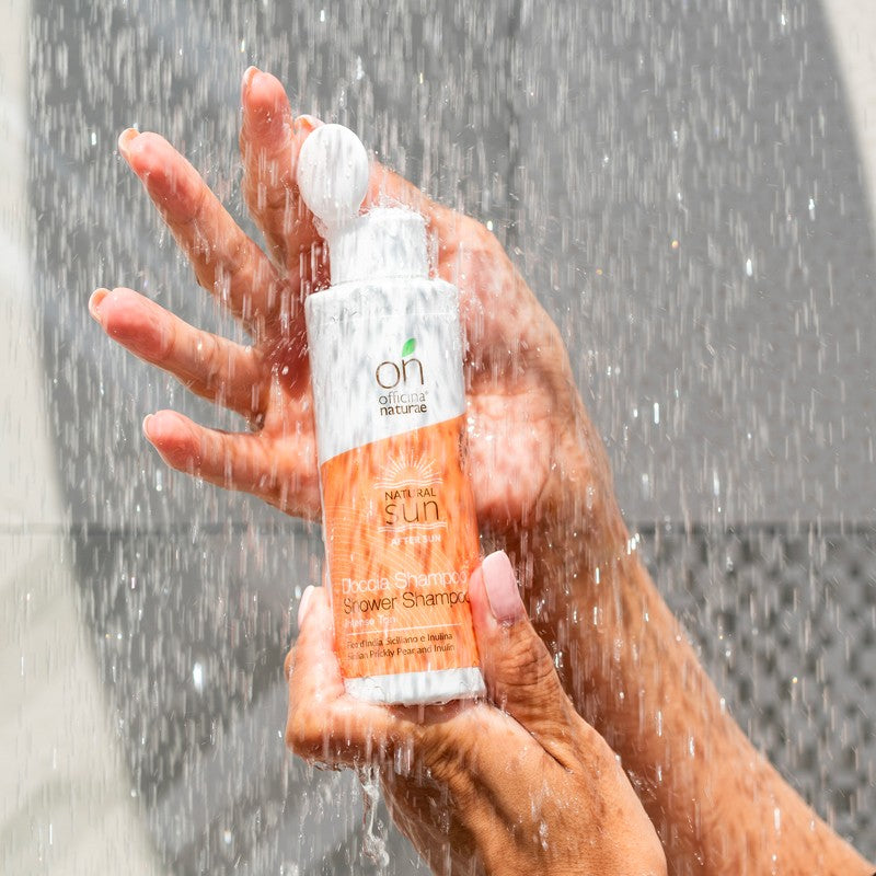 Doccia Shampoo Doposole per Corpo e Capelli al Fico d'India