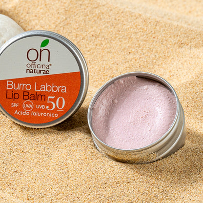 Burro Labbra Solare SPF 50 ad Alta Protezione con Acido Ialuronico