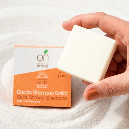 Doccia Shampoo Solido Doposole Corpo e Capelli con Avena Bio