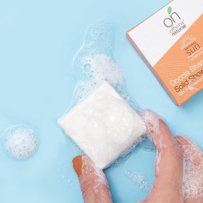 Doccia Shampoo Solido Doposole Corpo e Capelli con Avena Bio