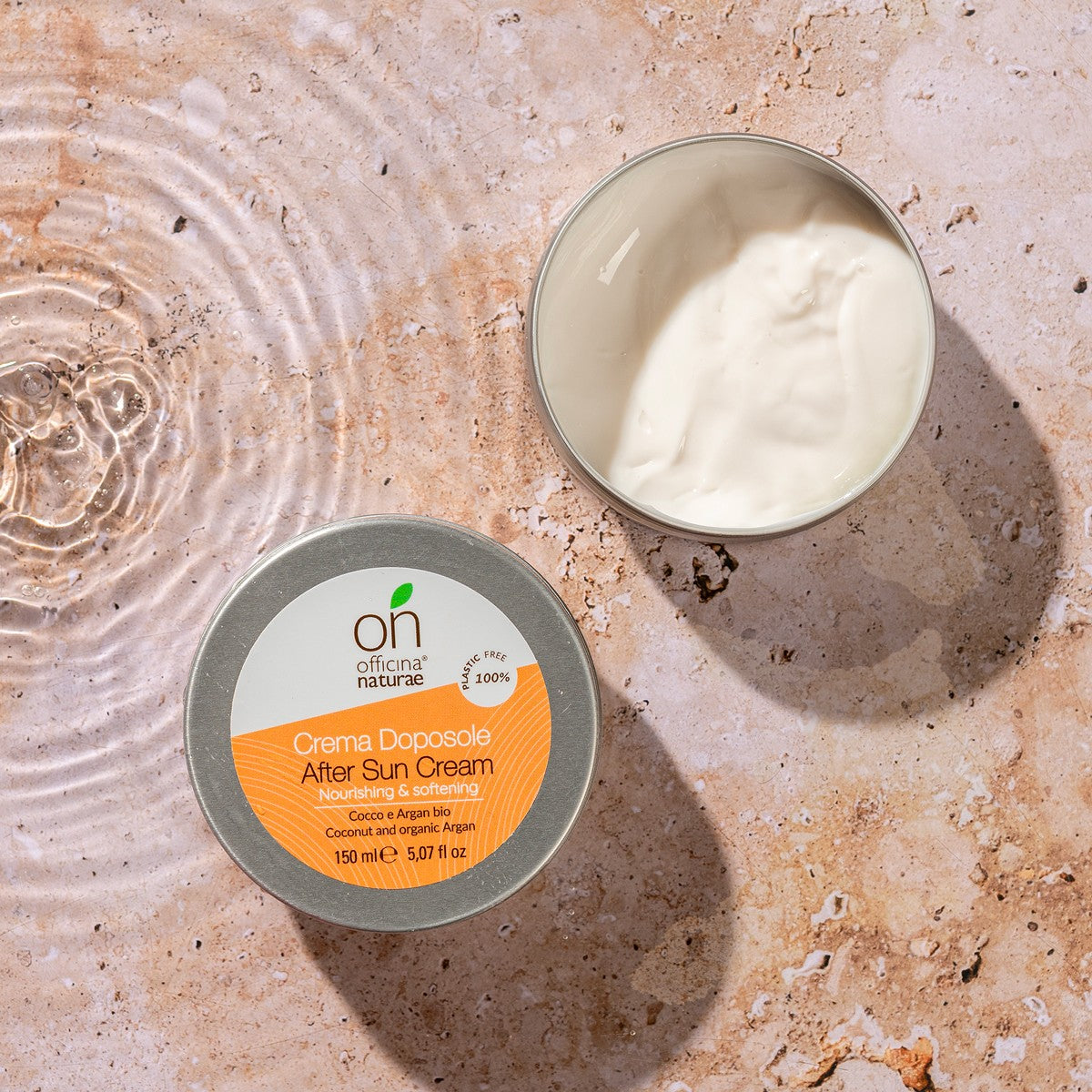 Crema Doposole con Fico d'India, Olio di Cocco e Argan Bio