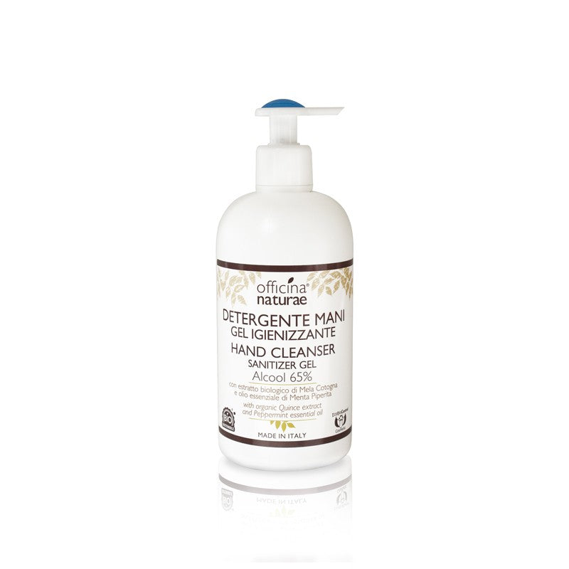 Gel Mani Igienizzante con Mela Cotogna Bio e Menta Piperita