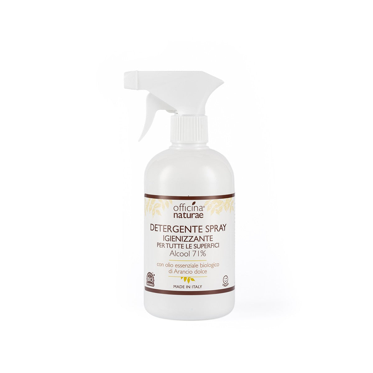 Detergente Spray Igienizzante per Superfici con Alcool Etilico