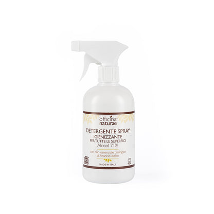 Detergente Spray Igienizzante per Superfici con Alcool Etilico