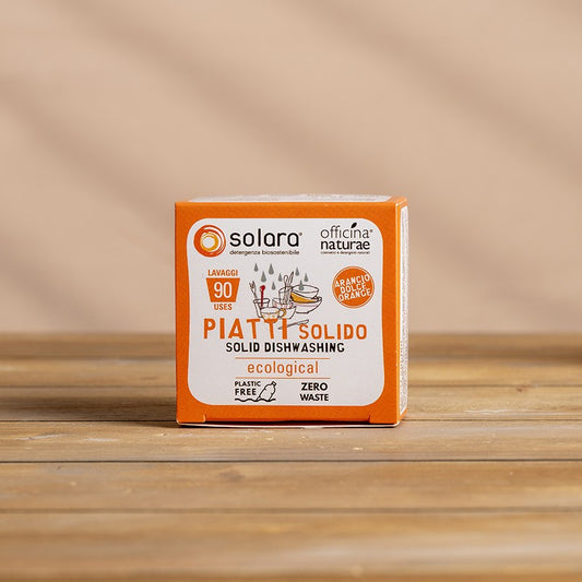 Detersivo Piatti Solido Solara Concentrato, per Mani Delicate