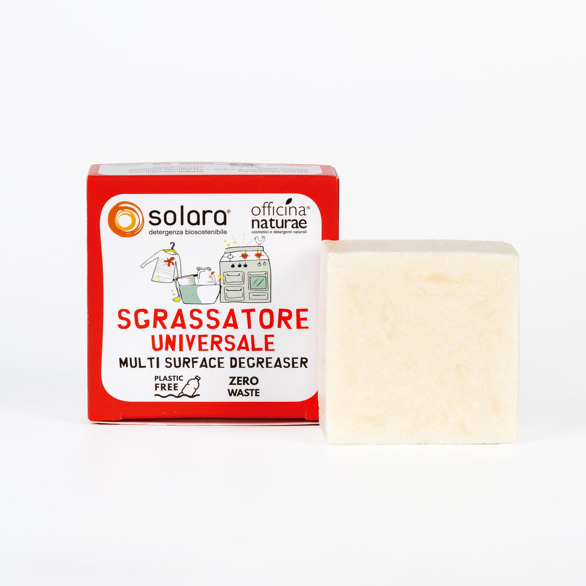 Sgrassatore Universale Solido Solara per Cucina, Forni e Tessuti
