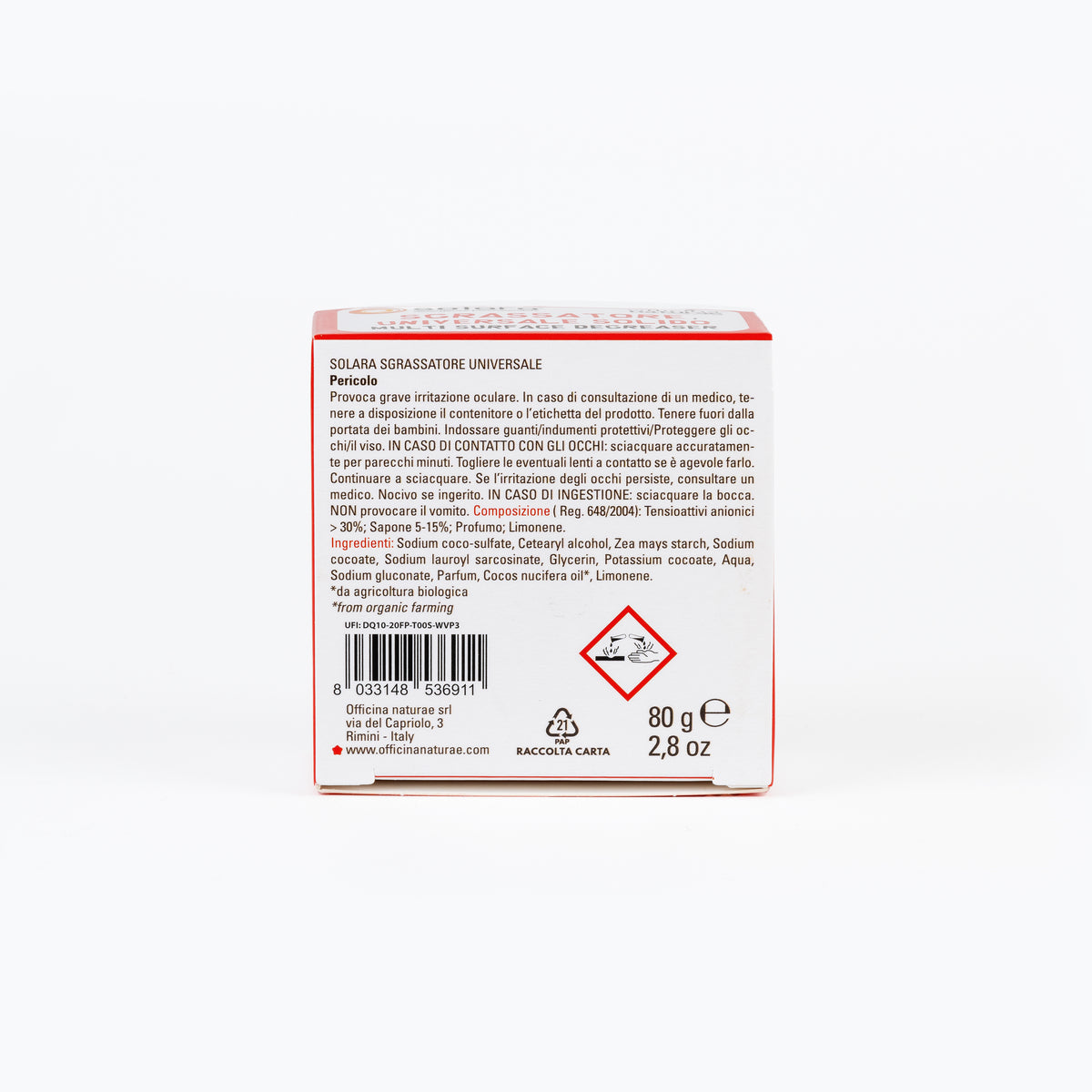 Sgrassatore Universale Solido Solara per Cucina, Forni e Tessuti
