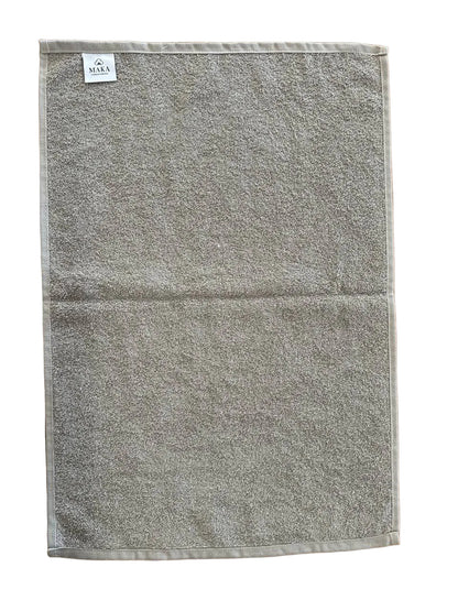 Asciugamano ospite 40x60cm in cotone grigio riciclato 500gsm GSR
