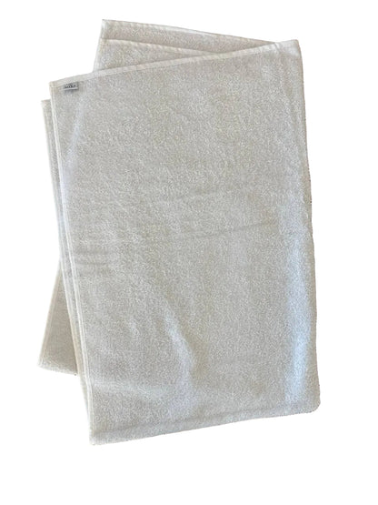 Telo bagno 100x150cm in cotone bianco riciclato 500gsm GSR