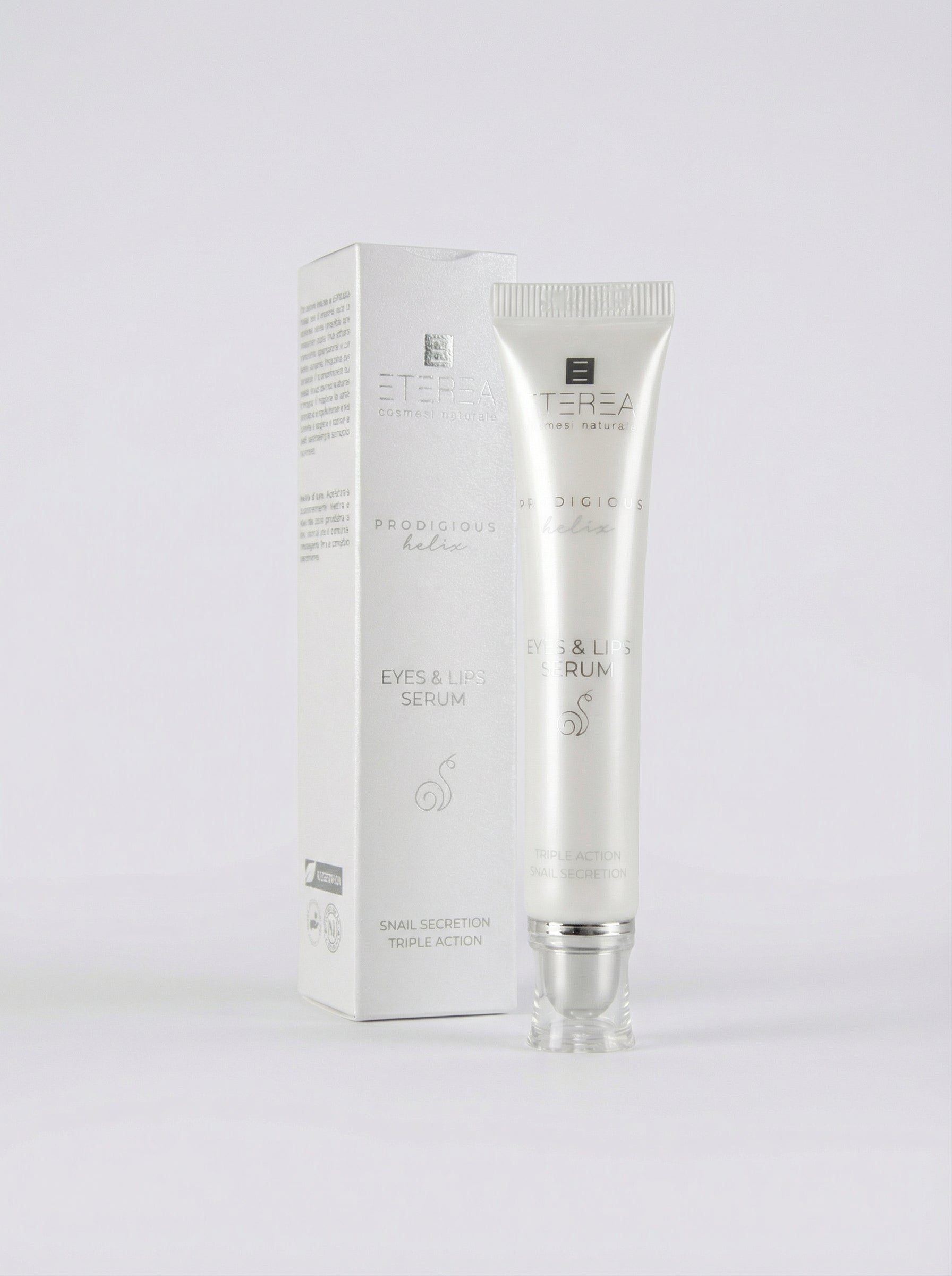 Trattamento contorno occhi e labbra Prodigious Helix Eyes & Lips Serum by Eterea — product photo on white background