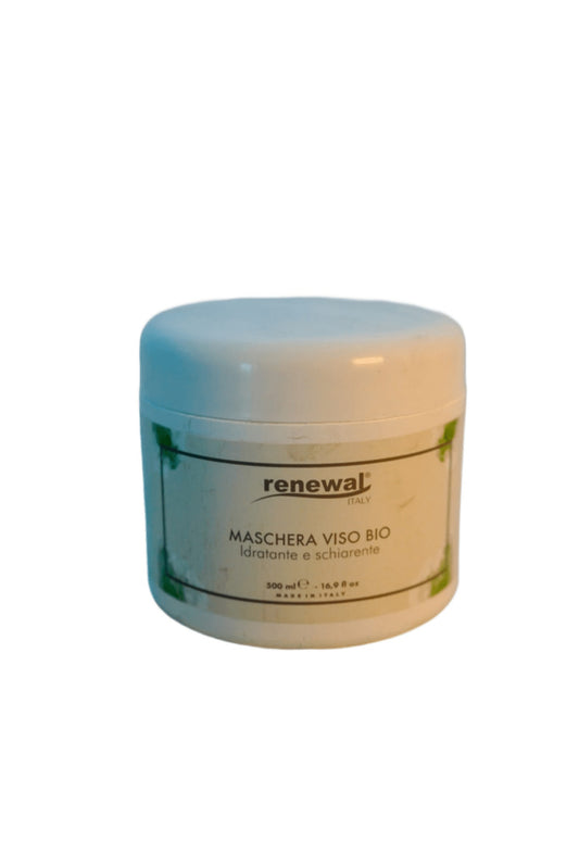 Maschera Viso Bio Idratante e Schiarente