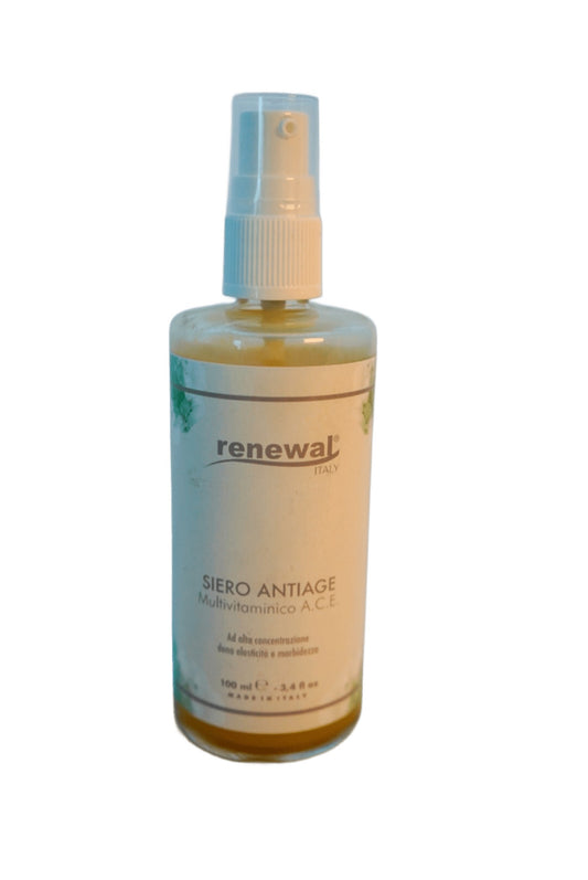 Siero Viso Anti-Age Multivitaminico con Vitamine A, C ed E