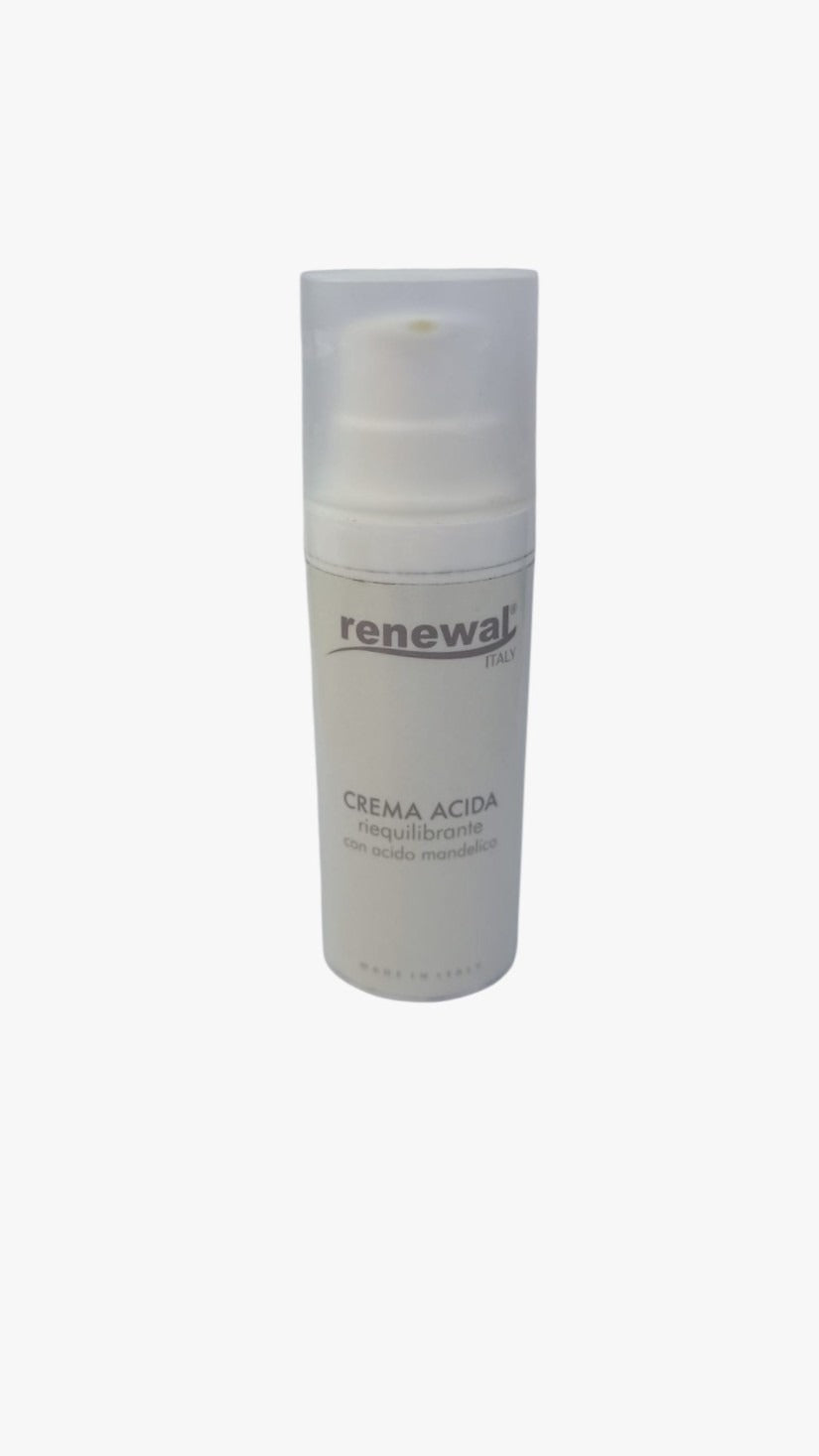 Crema Viso Acida Riequilibrante con Acido Lattico e Citrico