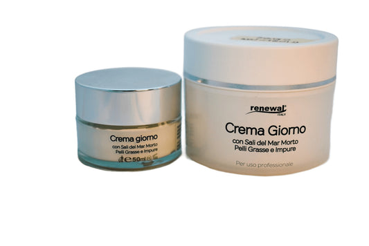Crema Viso per Pelli Grasse e Impure con Acqua del Mar Morto
