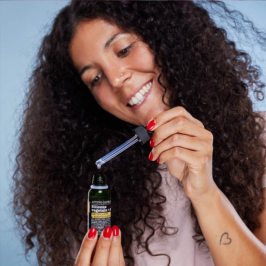Silicone vegetale + Amla - Olio Capelli Setificante e Rinforzante
