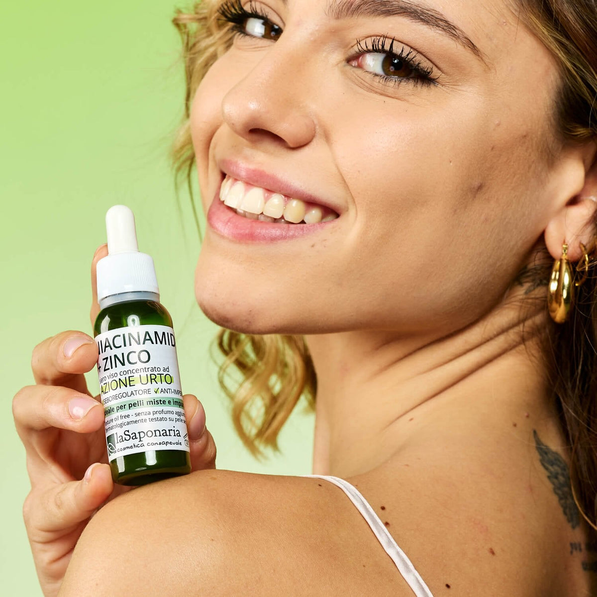 Niacinamide + Zinco Siero Viso Seboregolatore Anti-Imperfezioni