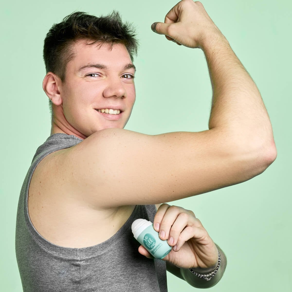 Biodeo Ricarica Alaska Ricarica Deodorante Ultra-fresco Lunga Durata Tea Tree Bio e Lime