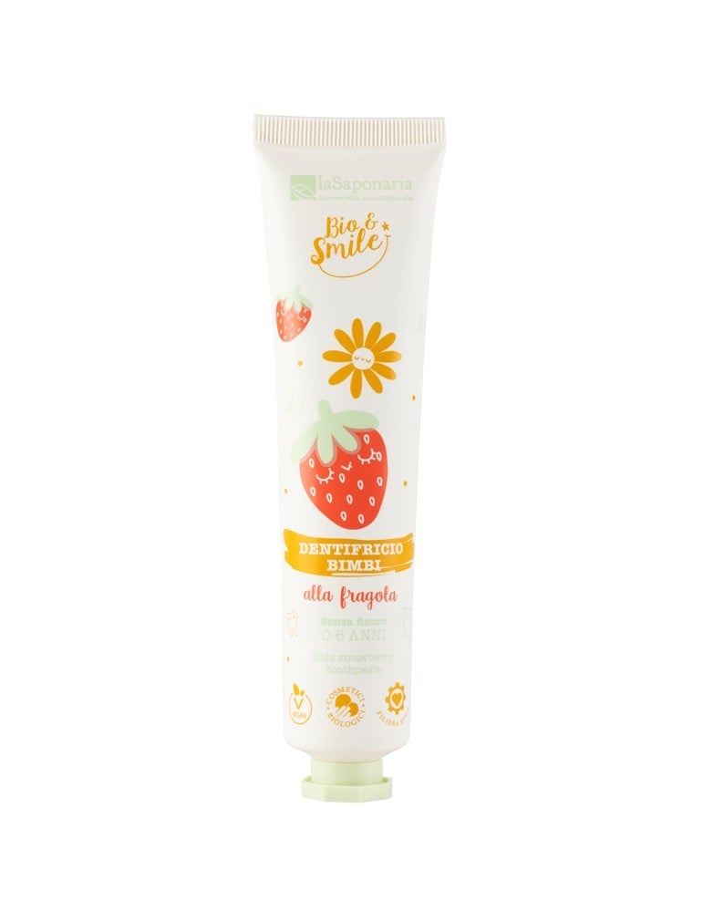 Dentifricio Lenitivo Bimbi Fragola - Senza Fluoro