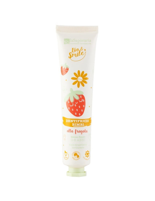 Dentifricio Lenitivo Bimbi Fragola - Senza Fluoro