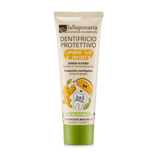 Dentifricio Protettivo Zenzero&Limone - Remineralizzante Omeocompatibile