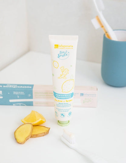 Dentifricio Protettivo Zenzero&Limone - Remineralizzante Omeocompatibile