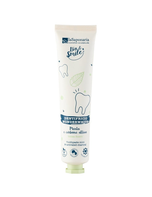 Dentifricio sbiancante WonderWhite Menta&Carbone Bio Freschezza