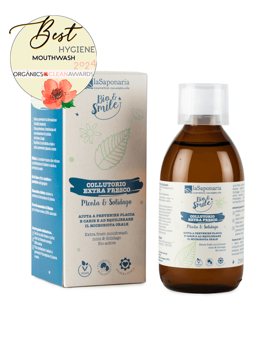 Collutorio Extra Fresco Menta&Solidago Antiplacca Rinfrescante Bio