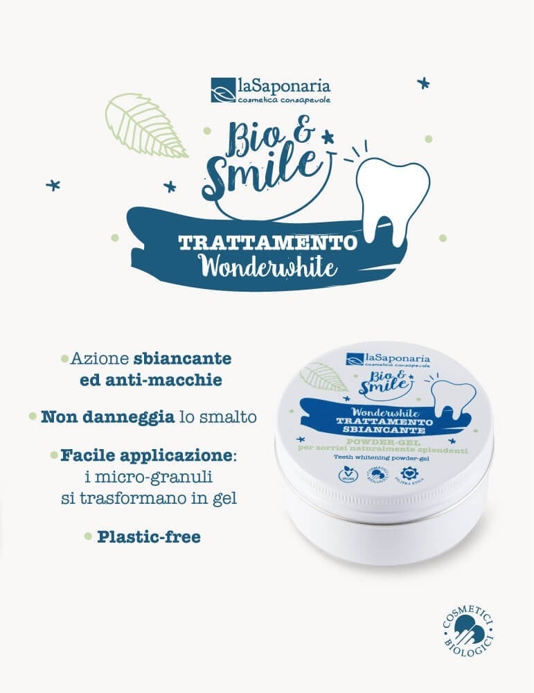 WonderWhite Trattamento Sbiancante Denti Powder-Gel