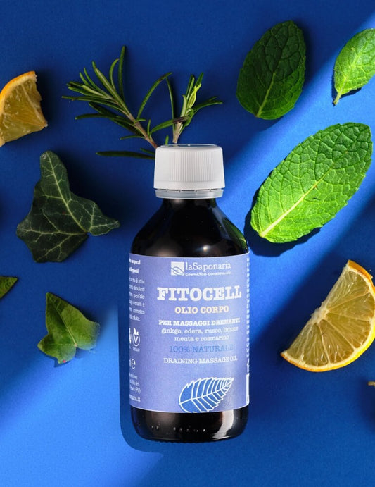 Fitocell Olio da massaggio Bio Tonificante e Stimolante