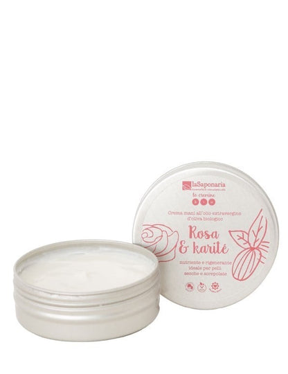 Crema Mani Rosa e Karité Nutriente e Rigenerante
