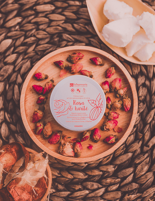 Crema Mani Rosa e Karité Nutriente e Rigenerante