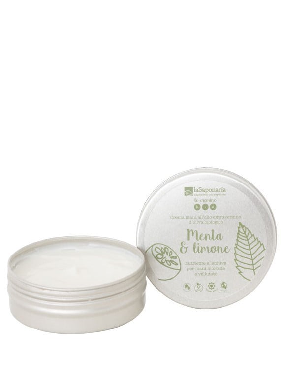 Crema mani menta e limone - Nutriente e Lenitiva Bio