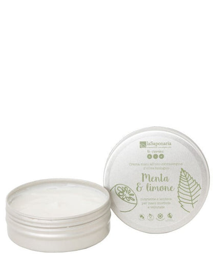 Crema mani menta e limone - Nutriente e Lenitiva Bio