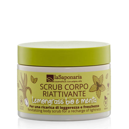 Scrub Corpo Riattivante - Lemongrass Bio e Menta Stimolante e Levigante