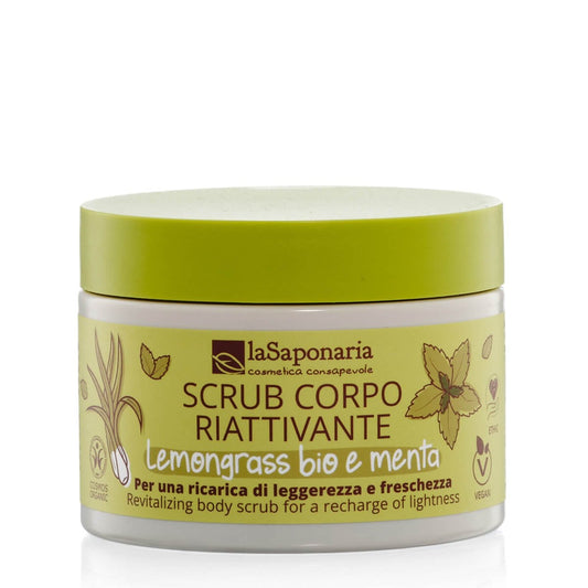Scrub Corpo Riattivante - Lemongrass Bio e Menta Stimolante e Levigante