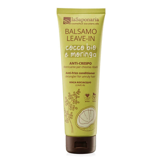 Balsamo Capelli Leave-In Anti-Crespo Cocco e Moringa Nutriente