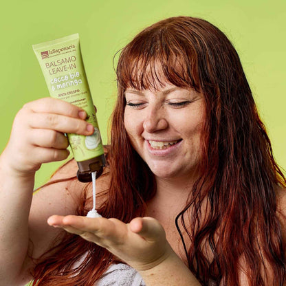 Balsamo Capelli Leave-In Anti-Crespo Cocco e Moringa Nutriente